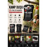 Magic Water Güneş Isıtmalı 20 Litre Katlanır Su Deposu Kamp Duşu Ng Kd Campout