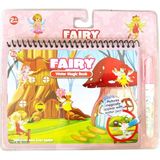 Magic Water Sihirli Boyama Kitabı Water Magic Book Özel Sulu Kalem ile Fairy Periler