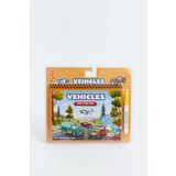Magic Water Sihirli Boyama Kitabı Water Magic Book Özel Sulu Kalem ile Vehicles Araçlar Taşıtlar