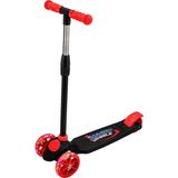 Magic Wheels Işıklı 3 Tekerlekli Scooter Çocuk İçin Twist Modeli Kırmızı Renkli Kaydırmaz Özellik