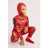 Magic4U 2-3 Yaş /disney-marvel Orjinal Lisanslı Kaslı Ironman Kostüm / Demir Adam Çocuk Parti Kıyafeti