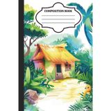 Magical composition book: Fairy Tale Jungle Composition Journal for Daily Writing | 6 X 9 Inch - 120 Page
