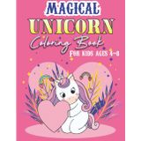 Magical unicorn coloring book
