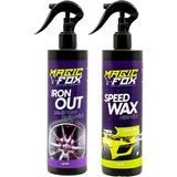 MagicFox Jant Demir Tozu Temizleyici ve Hızlı Cila Seti 400 ml Etkili Temizlik ve Parlaklık