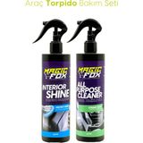 MagicFox Torpido Bakım Seti 400 ml Derinlemesine Temizlik için Araç İçi Parlatıcı ve Temizleyici
