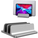 MagicHold Çift Yuvalı Dikey Dizüstü Bilgisayar Tablet Standı Montaj Alanı - Dizüstü Bilgisayar Chromebook Tablet Akıllı Telefon için Depolama Alanı, MacBook, iPAD ile Uyumlu