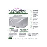 Magiclady Su ve Güneş Geçirmez Koruyucu Örtü 80x120x80 cm Bahçe Masa Sandalye Mangal Barbekü Koruma Kılıfı