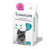 Magiclife 20 lt İnce Tane Pudra Kokulu Beyaz Bentonit Kedi Kumu