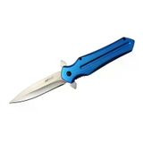 magicool 4224 Mavi Kamp Çakı 21cm- Yarı Otomatik, Kemerlikli