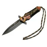 magicool 4267 Çok Renkli Kamp Çakı 21cm - Yarı Otomatik, İpli, Kemerlikli