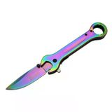 magicool 8000a Anahtar Görünümlü Renkli Kamp Çakı 19 Cm - Otomatik, Metal Sap