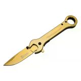 magicool 8000c Anahtar Görünümlü Gold Kamp Çakı 19 Cm - Otomatik, Metal Sap