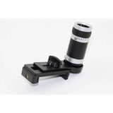 Magicool 8X18 Zoom Teleskop Telefon Kamera Lensi Mini El Dürbünü - Tek Ebat