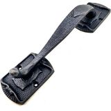 Magicool Antika Tarz Dekoratif Pirinç Ayak Tip Büyük Kapı Çekme Kolu - 220X50MM, Oksit