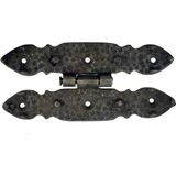 magicool Antika Tarz Dekoratif Pirinç Düğmeli Menteşe - 142x69 Mm, Oksit