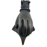 Magicool Antika Tarz Dekoratif Pirinç El Kapı Tokmağı, Taktak - 167X75 Mm, Oksit