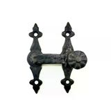 Magicool Antika Tarz Dekoratif Pirinç Kapı, Pencere Mandalı - 82X65 Mm, Oksit