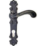 Magicool Antika Tarz Dekoratif Pirinç Okyanus Oda Kapı Kolu - 230X46 Mm, Oksit