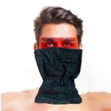 magicool Baf Bandana Çoklu Kafatası Mavi Siyah Maske
