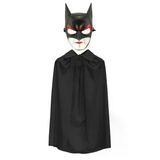 magicool Batman Maskesi Cat Woman Ve Batman Pelerini 90 Cm Siyah Renk Set