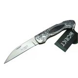 magicool Cr 0124 Kamp Çakı 20 Cm - Metal Desenli Sap, Kılıflı, Kutulu