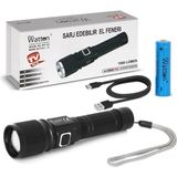 Magicool Cree Tg LED 1000 Lümen Göstergeli Fonksiyonel El Feneri WT-732