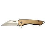 magicool Crkt Jettison 6820 Brw Kahverengi Kamp / Outdoor Çakı 18,5cm - Yarı Otomatik, Kemerlikli, Kutulu