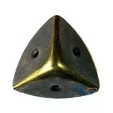 magicool Dekoratif, Kutu, Sandık Köşesi - 45x28 Mm, Büyük, Antik, 100 Adet