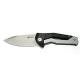 magicool Dpxgear Sugga 915b Bk Siyah Ampampamp Beyaz Kamp / Outdoor Çakı 17,5cm - Yarı Otomatik, Kemerlikli, Kutulu