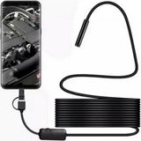 Magicool Endoskop Yılan Video Kamera LED Li 10 Metre 7 mm Sert Kablo