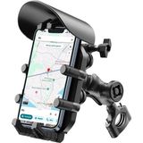 Magicool Gidon Bağlantılı Güneş ve Yağmur Korumalı 360° Derece Ayarlanabilir Motosiklet Bisiklet Telefon Tutucu - Belirtilmemiş - Çok Renkli