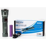 Magicool Gold GP-216 Tg LED Şarjlı El Feneri 2000 Lümen Güç, Mıknatıslı Taban ve Zoom Özelliğiyle