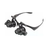Magicool Gözlük Modeli 10X 15X 20X 25X Lens,2led Işıklı,büyüteç - Çok Renkli - Standart - Düz