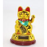 Magicool Güneş Enerjili Pati Salayan Şans Kedisi ( Maneki Neko ) ALK2931