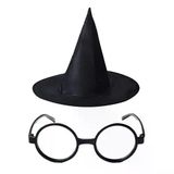 magicool Harry Potter Büyücü Şapkası Ve Harry Potter Büyücü Gözlüğü Siyah Renk