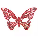 magicool Kırmızı Dantel Masquerade Maskesi 7 No