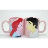 Magicool Küçük Deniz Kızı Ariel ve Prens Eric 3D Çift Kupa Bardak Seti ALK4537