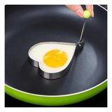 Magicool Metalik Kalp Şeklinde Metal Omlet Yumurta ve Krep Kalıpları
