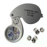 Magicool Mini 40X25MM Takı Büyüteç, Cep Büyüteç, Teftiş, Elmas Pullar, Madeni Kontrol Lup MG21011