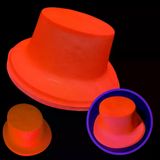 magicool Neon Partisi Turuncu Renk Plastik Fötr Şapka