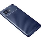 Magicool Oppo A73 Kılıf Auto Focus Karbon Kapak - Lacivert
