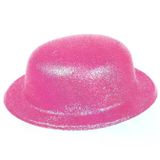 magicool Pembe Renk Simli Melon Yuvarlak Parti Şapkası 24x26 Cm