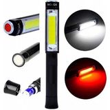 Magicool Ps-Q5 Pilli Mıknatıslı Cob LED Çalışma Tamir Kırmızı Işık El Feneri - 2