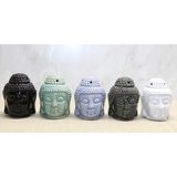 Magicool Seramik Buda Büstü Buhurdanlık ALK4446 - Çok Renkli