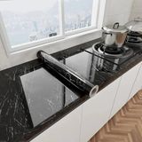 Magicool Siyah Mermer Desenli Yapışkanlı Tezgah Folyosu (3 Mt.x 60 Cm)