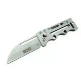 magicool Sog Ac78 Gri Yaprak Kamp Çakı 14,5 Cm - Metal Sap, Kılıflı