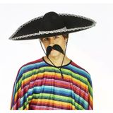 magicool Sombrero Meksika Şapkası Mariachi Gümüş Şeritli Yetişkin Boy
