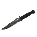 magicool Sr S008b Lejyoner Tırtıklı Outdoor Bıçağı 29 Cm - Kauçuk Sap, Perçinli