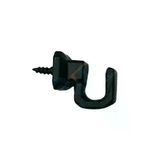 magicool Vidalı Kanca, Askı Küçük - 15x18mm, Siyah - 100 Adet