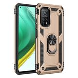 Magicool Xiaomi Mi 10t Pro Kılıf Sofya Yüzüklü Silikon Kapak - Gold